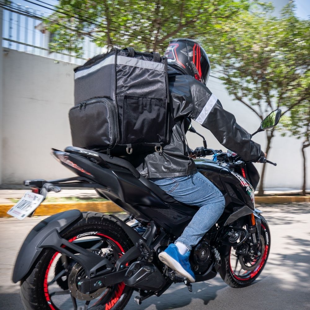 Mochila Expansible Negro - Imagen 6